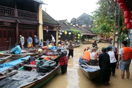 Hoi An Ancient Town under floodwater (Photo: VNA)
