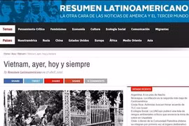 The article on Resumen Latinoamericano (Source: Screenshot)