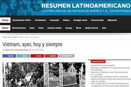 The article on Resumen Latinoamericano (Source: Screenshot)