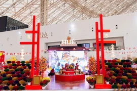 Hue city’s pavilion at the Spring Fair 2026. (Photo: phuxuan.hue.gov.vn)