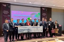 The Vietnamese delegation to the SEMICON Korea 2025 in Seoul (Photo: VNA)