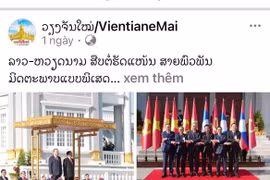 A screenshot of the article published by the Vientiane Mai newspaper. 