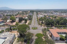 An aerial view of Long Khanh city of the southern Dong Nai province, where the national Nuclear Science and Technology Research Centre will be built. (Photo: VNA)