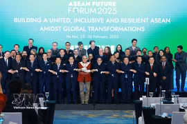 Delegations attending the ASEAN Future Forum 2025 in Hanoi (Photo: VNA)