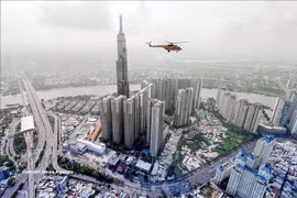 A bird's-eye view of Ho Chi Minh City (Photo: VNA)