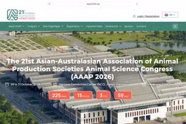 Vietnam will host the 21st Asian-Australasian Association of Animal Production Societies (AAAP) Animal Science Congress (AAAP 21) from October 28 - 31 in Hanoi. (Photo: aaap2026.org)