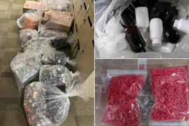 Around 18,000 units of illegal items were seized during a raid on March 21. (Photo: HSA) 