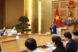 Prime Minister Pham Minh Chinh speaks at the conference on developing a data exchange in Vietnam on November 1, 2025 (Photo: VNA)