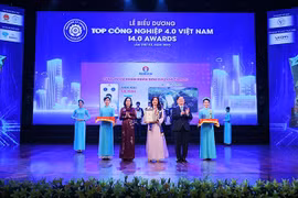 At the I4.0 Awards 2025 ceremony (Photo: nhandan.vn)