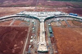 Long Thanh International Airport under construction (Photo: VNA)