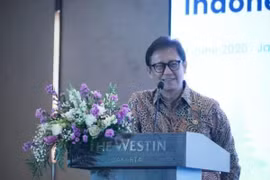 Archive photo: Indonesian Minister of Health Budi Gunadi Sadikin at the 2025 APAC Health and Life Sciences Summit – Spotlight Indonesia forum in Jakarta on June 3, 2025. (Source: ANTARA/HO-Kementerian Kesehatan) 