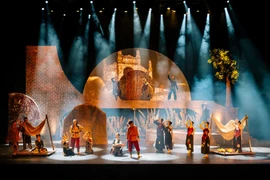 The musical drama “Chi Pheo’s Dream” is a notable performing arts success, maintaining a regular performance schedule over the past year. (Photo: VietnamPlus)