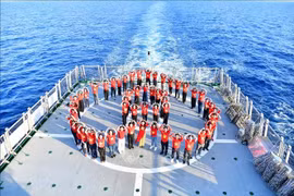 Themed “Great Solidarity Voyage," this year’s journey carried a message of a prosperous, sustainable, and united Vietnam (Photo published by VNA)