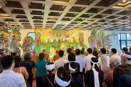 At the grand requiem ceremony being held at Ha Long International Cruise Port in Bai Chay ward in the northern province of Quang Ninh. (Photo: laodong.vn)
