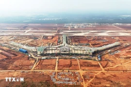 The construction site of Long Thanh International Airport (Photo: VNA)