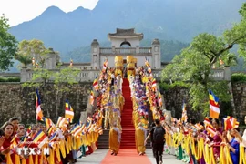 A festival in Yen Tu (Photo: VNA)