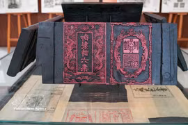 Nguyen Dynasty woodblocks are inscribed on UNESCO’s Memory of the World Register. (Photo: VNA)