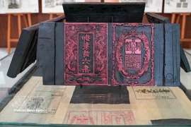 Nguyen Dynasty woodblocks are inscribed on UNESCO’s Memory of the World Register. (Photo: VNA)