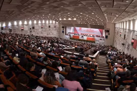 At the 22nd National Congress of the Communist Party of Greece (KKE) in Athens, held from January 29 to 31, 2026. (Photo:inter.kke.gr)
