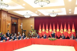 Party General Secretary To Lam hosts a delegations of leaders and representatives from foreign political parties (Photo: VNA)