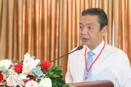 Deputy Minister of Culture, Sports and Tourism Hoang Dao Cuong speaks at the event. (Photo: VNA)