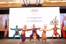 A performance at the celebration of Malaysia’s 68th National Day in Ho Chi Minh City. (Photo: VNA)