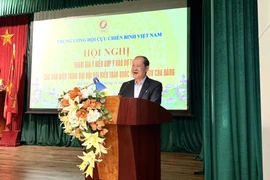 VWVA President Sen Lt Gen Be Xuan Truong speaks at the conference. (Photo: VNA)