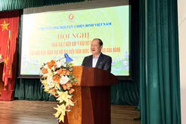 VWVA President Sen Lt Gen Be Xuan Truong speaks at the conference. (Photo: VNA)