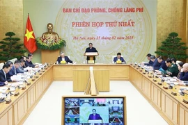 Prime Minister Pham Minh Chinh speaks at the meeting of the National Steering Committee for Wastefulness Prevention and Control. (Photo: VNA)