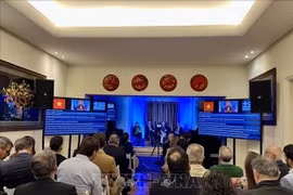Delegates attend the seminar. (Photo: The Courtesy of the Vietnamese Embassy in Greece)
