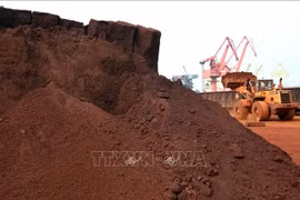 Rare earth materials prepared for export in Jiangsu province, China. (File photo: AFP/VNA)