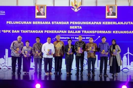 At the launch ceremony (Photo: Antara)