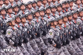 A contingent at the military parade marking Vietnam’s 80th National Day. (Photo: VNA)