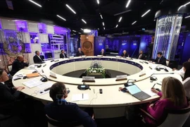 Russian President Vladimir Putin addresses the World Atomic Week. (Photo: VNA)