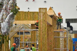 Over 90% of infrastructure items, including electricity, water supply, security and communications systems, have been completed for the Autumn Fair 2025. (Photo: VNA)