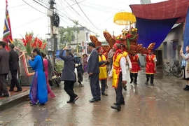 A palaquin procession ritual (Photo: VNA)