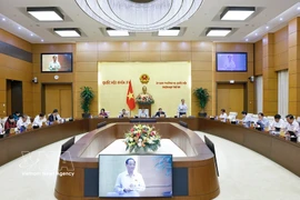 At the NA Standing Committee's session on April 2. (Photo: VNA)