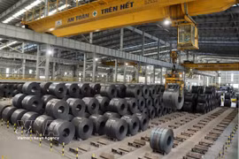 A Hoa Phat steel factory (Photo: VNA)