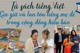 Illustrative image. So far, Viet Happiness Station has established two Vietnamese bookcases in Belgium. (Photo: VNA)