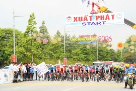 Biwase Tour of Vietnam kicks off in Ho Chi Minh City on March 4. (Photo: VNA)