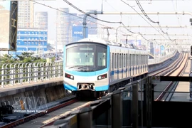 Ho Chi Minh City is set to commence construction of the Ben Thanh–Thu Thiem section of Metro Line No. 2 this April. - Illustrative image (Photo: VNA)