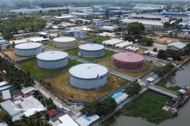 The Tran Quoc Toan petroleum depot (located in My Ngai ward, Dong Thap province) of the Dong Thap Petroleum Trading Joint Stock Company (Petimex) (Photo: VNA)
