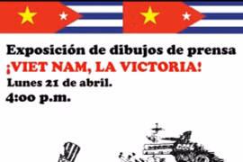 Vietnam’s resistance war against the US for national salvation is brought to life through emotive artworks at the exhibition “Vietnam, Victory! in Cuba. (Photo: VNA)