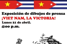 Vietnam’s resistance war against the US for national salvation is brought to life through emotive artworks at the exhibition “Vietnam, Victory! in Cuba. (Photo: VNA)