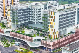 The 1,000-bed Thu Duc Regional General Hospital in HCM City’s northeastern gateway is set to be inaugurated in April to mark the 50th National Reunification Day. (Photo: plo.vn)