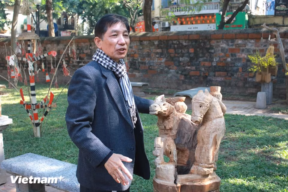After decades of researching Central Highlands culture, Dang Minh Tam noted that horses in the region, though small in stature, are highly resilient, agile, adept at climbing steep hills, and also strong swimmers. (Photo: VietnamPlus)