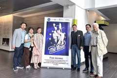 Hanoi Medical University representatives pose with professors and delegates of The Move in 2024. This year's competition will be held from June 28 to July 8 in Nice, France. (Photo hmu.edu.vn)