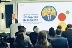 Vietnamese Ambassador Nguyen Quoc Dung addresses the ASEAN–US Cooperation Forum on Artificial Intelligence held in Washington D.C. (Photo: published by VNA)