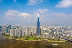 Landmark 81 building, a project of Vingroup, in HCM City (Photo: VNA)