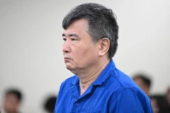 Defendant Nguyen Loc An at the court (Source: Vnexpress)